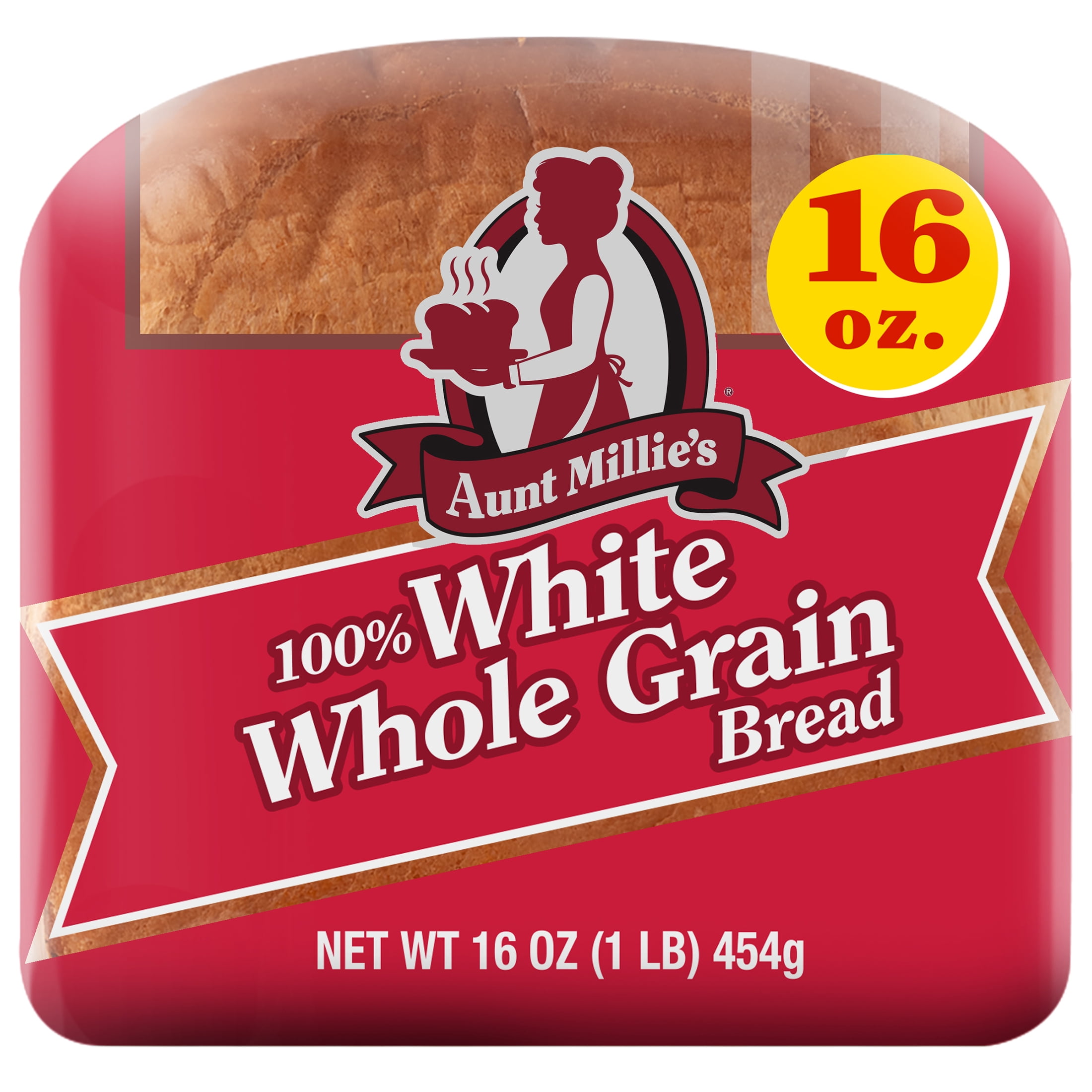 Aunt Millie's 100% Whole Grain White Bread, 16 oz.