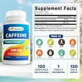 thumbnail image 2 of Best Naturals Caffeine 200 mg Tablets, Energy Support, Focus & Alertness, 120 Count, Unflavored, 2 of 7