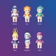 thumbnail image 5 of Sonny Anl Space Advture Space Series Toy Toys Cute Anime Action Figure Ornamts Figurines Chriss Gift Toys, 5 of 6