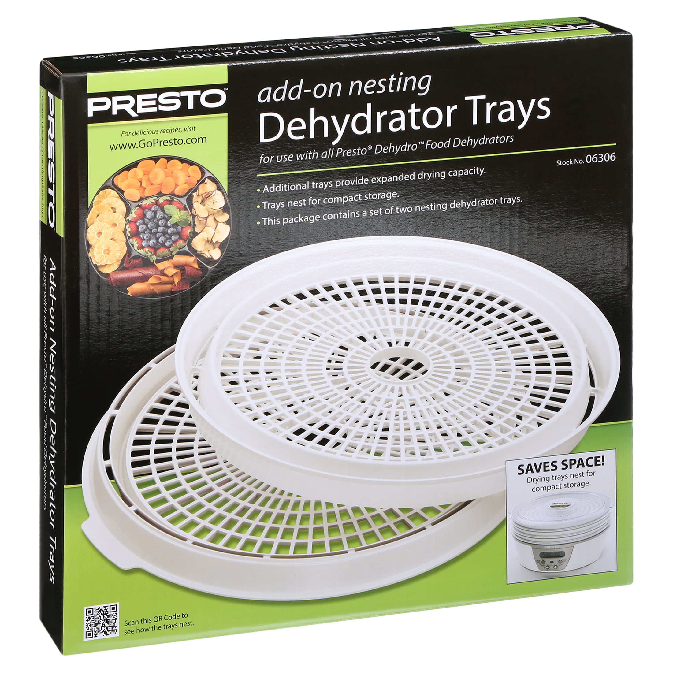 Presto 06306 Dehydro Electric Food Dehydrator Dehydrating Trays
