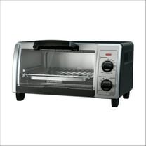 Open Box BLACK DECKER 4-Slice Toaster Oven, Stainless Steel, TO1705SB