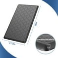 thumbnail image 3 of GALMAXS7 Kitchen Mat Anti Fatigue Cushioned Mat Black Kitchen Rug Memory Foam Ergonomic Rug 17"x 29", 3 of 10