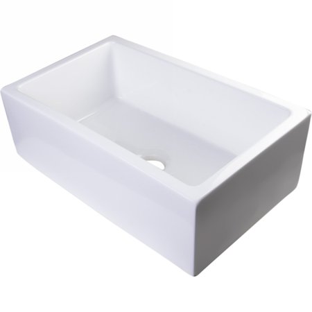 ALFI Brand AB3018SB Fireclay Farm Sink