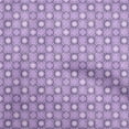 thumbnail image 1 of oneOone Polyester Spandex Violet Fabric Asian Traditional Block Quilting Supplies Print Sewing Fabric By The Yard 56 Inch Wide, 1 of 4