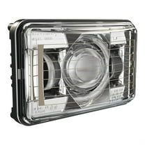 JW Speaker 551781 4 x 6 in. Rectangular Chrome 8800 Evolution 2 12/24V Projector LED Headlight