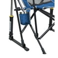 GCI Outdoor RoadTrip Rocker Foldable Rocking Camp Chair, Blue