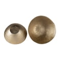 thumbnail image 3 of Sagebrook Home Metal, Set Of 2 11/13", Round Hammered Bowls, Champagne, Round, 5"H, Textured - 13.0" x 13.0" x 5.0", 3 of 7