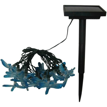 Smart Solar 3706MR20 Solar Light String with Dragonfly Covers