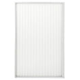 thumbnail image 2 of RV Pleated Folding Shower Door and Frame | Sliding, Retractable, Wrinkle Free (White, 36" x 57"), 2 of 7