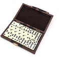 thumbnail image 1 of Dominos Jeu - Ensemble de Dominos de Petite Taille avec Étui de Transport, 1 of 4