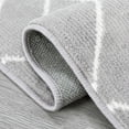 thumbnail image 3 of CAROMIO Area Rug Vintage Textured Geometric Area Rug for Living Room Ultra Soft Fluffy Indoor Throw Carpet, 3' x 5' Pale Gray, 3 of 5
