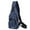 Blue, variant on Mens Crossbody Sling Backpack Sling Bag Travel Hiking Bag Daypack with USB Charge Chest Bag Multi Functional Shoulder Bag Blue