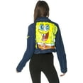thumbnail image 5 of Women's Spongebob Denim Trucker Jacket, 5 of 5