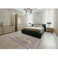 thumbnail image 4 of Ahgly Company Indoor Rectangle Mid-Century Modern Rose Purple Oriental Area Rugs, 3' x 5', 4 of 6