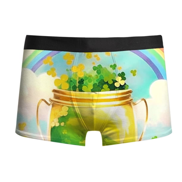 Calzones Para Hombre, Ropa Interior Estampada De Moda Para La Festividad De San Patricio Para Hombre, 23