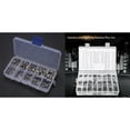 thumbnail image 1 of 200 Pcs 304 Stainless Steel Grub Screws Hex Socket & 280 Pcs Spring Pin Tension Elastic Cylindrical Cotter Pins, 1 of 7