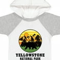 thumbnail image 4 of Inktastic Yellowstone National Park with Bear Mountains and Trees Cricle Boys or Girls Baby Bodysuit, 4 of 5