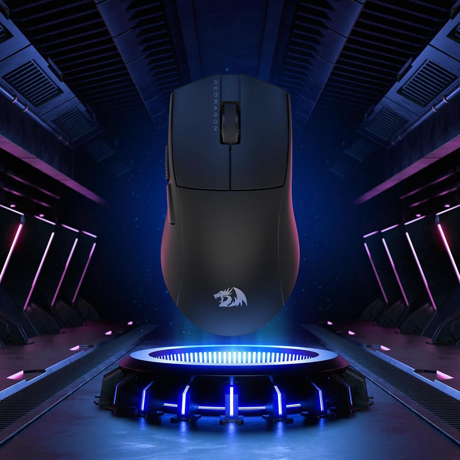 Redragon M916 PRO 3-Mode Wireless Gaming Mouse, 49G Ultra-Light 26K DPI Gamer Mouse w/Ergonomic