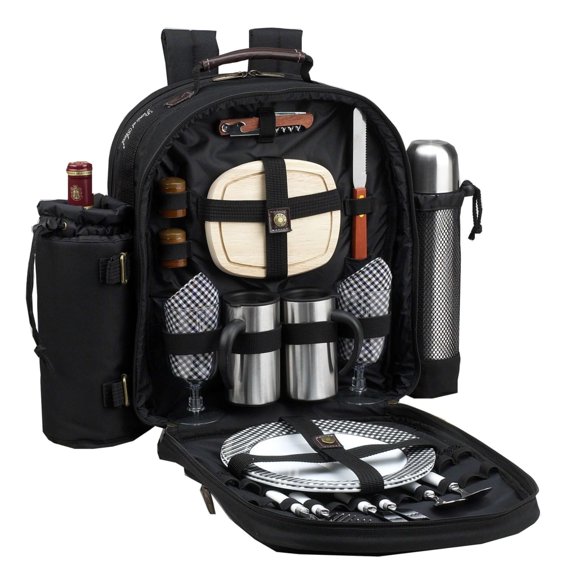 Picnic at Ascot Bold Coffee/Picnic Backpack for 2