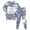 Grey, variant on Leey-World Toddler Halloween Pjs Kids Pajamas Sets Boys Girls 2-Piece Sleepwear Set Cotton Long Sleeve Casual Kids