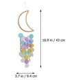 thumbnail image 2 of BALAHAPY Hanging Wind Bell Wooden Seashell Family Friends 1Set, 2 of 8