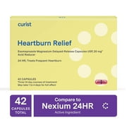 Curist Esomeprazole Magnesium 20 mg Pills Generic Nexium Heartburn Medicine 42 Ct Box