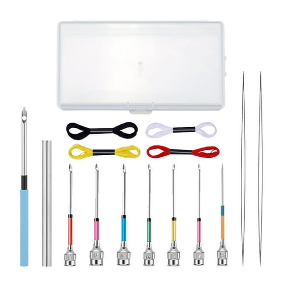 Wool Felting Needle Tools Kits Wool Felt Tools Felting Needle Kits Stitches Punch Needle Set with Handle for Wool Crafts