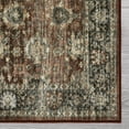 thumbnail image 4 of HOMERRY 2' x 6' Runner for Hallway Boho Vintage Floral Washable Indoor Carpet, Red, 4 of 5