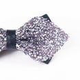 thumbnail image 4 of Men's Pre-Tied Sequin Bow Tie, Adjustable Glitter Bowtie, Wedding Party Accessories, Formal Event Bow Tie, Clip-On Sparkly Bowtie, Prom Night Bow Tie, Elegant Evening Wear - Purple, 4 of 4