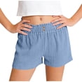 Ashirexll Shorts for Girls Fashion Solid Color Casual A Line Wide Leg ...