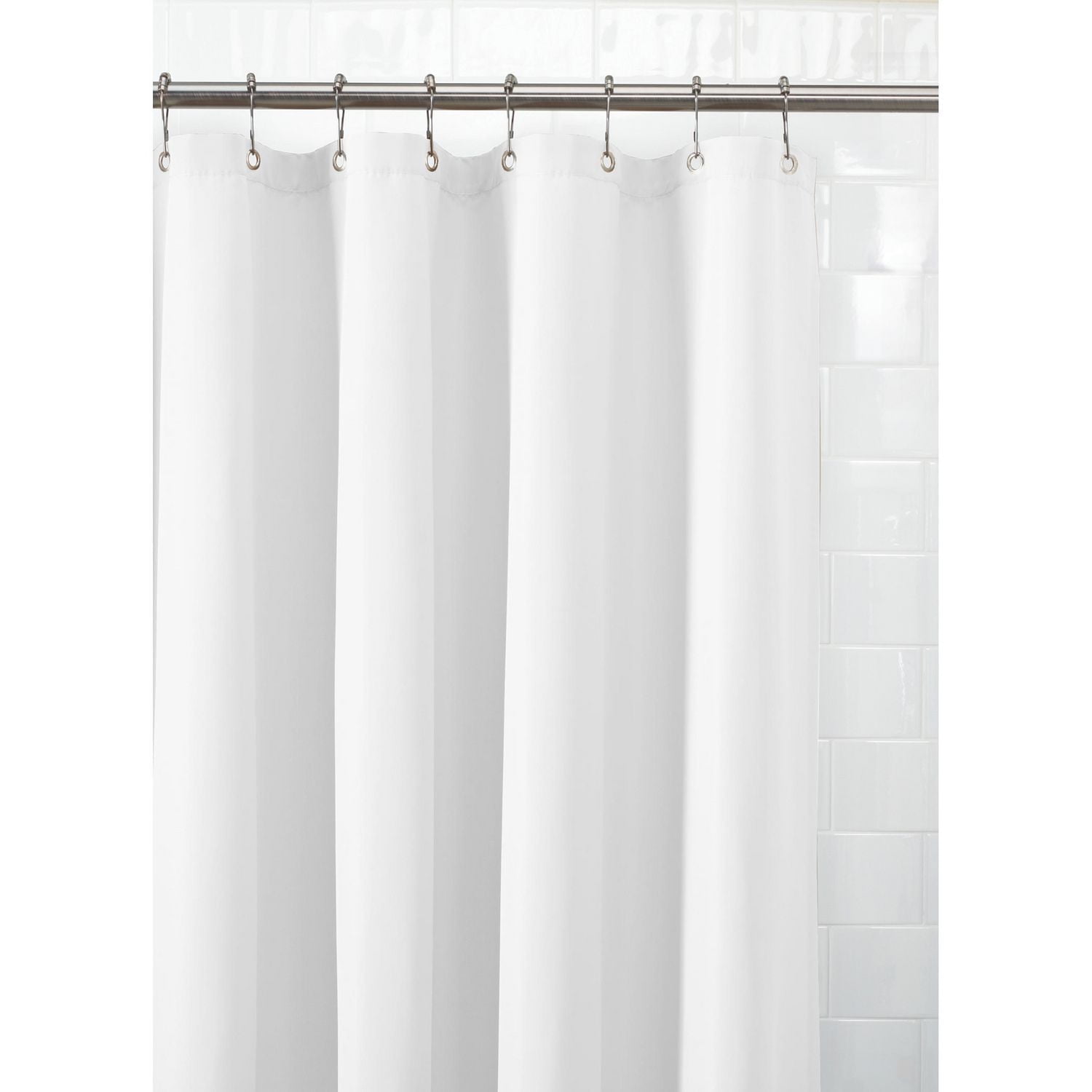 Hometrends 100% Waterproof Fabric Shower Curtain or Liner, 70" x 72"