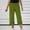 Green, variant on Juslio Girls Pants Summer Children Kids Boy Girl Solid Color Casual Elastic Waist（Black Capris， 4 Years）