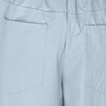 thumbnail image 7 of Tbopshirt Pants for Big Girls Size 5-16 Years Kids Drawstring Elastic Waist Wide Leg Pants Pleated Side Pocket Loose Casual Trousers for Girls, 7 of 7