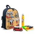 thumbnail image 3 of Cuphead Mugman Brothers Schoolbag Backpack Lightweight Daypack Adjustable Satchel Bookbag Shoulders Rucksack Travel Bag, 3 of 6