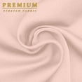 thumbnail image 6 of Hybrid & Company Women's Orange Stretch Nylon Ponte Pencil Skirt, Below Knee, Peach 1X, 6 of 8