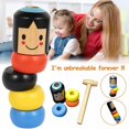 thumbnail image 3 of Wooden Unbreakable Man Puppet Funny Magic GiftS Toys For Children Adult Kid S8P6, 3 of 9