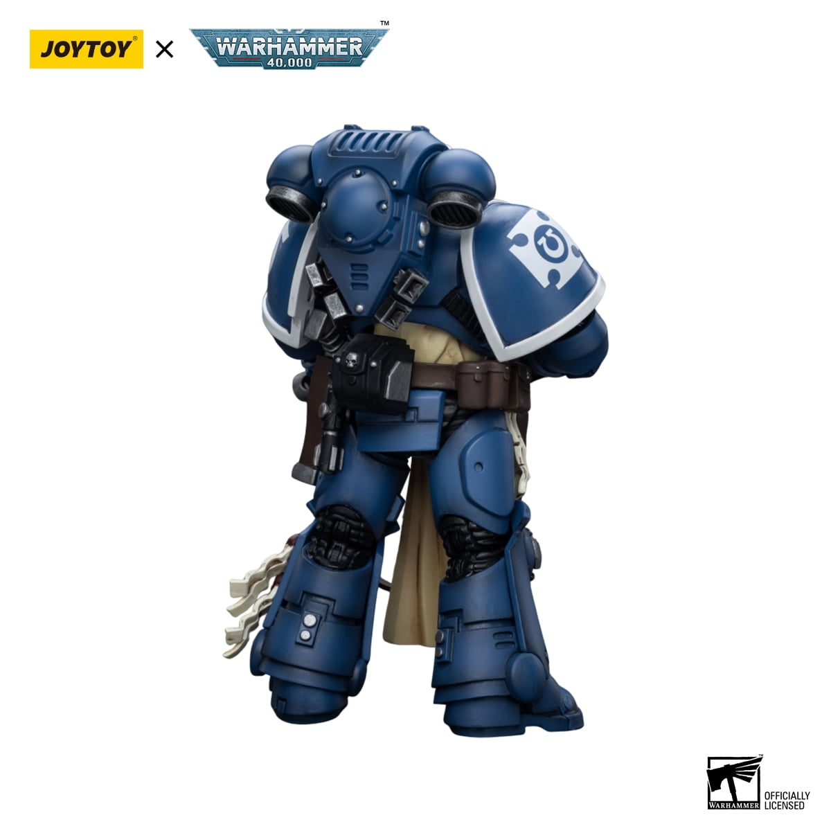 JOYTOY Warhammer 40K Ultramarines Sternguard Veteran with Auto Bolt Rifle 1:18 Collection Model