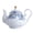 Blue, variant on Porcelain Tea Pot Luxury Gold Trim Floral Ceramic Teapot Waterpot Tea Maker for Blooming Loose Leaf Tea Coffee Milk Chrismas Women Gift Housewarming Home