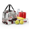 thumbnail image 5 of Pofeuu Christmas Snowman With Hat Print Lunch Bag Lunch Box Insulated Lunch Bag Adult Lunch Box for Men and Women, 5 of 8