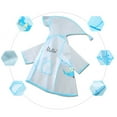 416Y Children's Raincoat Boy Girl Cartoon Rabbit Pattern Eva