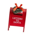 thumbnail image 4 of Christmas Decoration Mailbox Ornament Holiday Decor Featuring a Compact Nostalgic Design for Office and Window Displays, 4 of 9