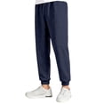 thumbnail image 6 of Joggers for Men Elastic Waist Drawstring Casual Lightweight Sweatpants with Pockets Jogging Pants Trousers, 6 of 7