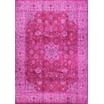 thumbnail image 1 of Ahgly Company Indoor Rectangle Medallion Pink Traditional Area Rugs, 2' x 4', 1 of 4