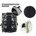thumbnail image 3 of Mochila para gatos con cremallera antiapertura, plegable, expandible, para perros, con ventana de malla, color negro, para perros, gatos, mascotas, 3 of 5