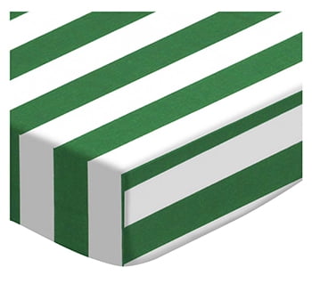 forest green crib sheet
