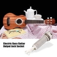 thumbnail image 2 of Toma de salida para guitarra, conector de salida con clavija roscada larga y cilindro de 1/4 de pulgada, conector de salida con clavija para guitarra, artesanía excepcional, 2 of 8