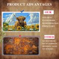 thumbnail image 5 of Cow in Sunflower Field Front License Plate,Metal License Plate,Funny Standard Plates Personalized Novelty Decorative For Men/Women/Boys/Girls Car 6×12 Inch, 5 of 7
