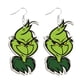 thumbnail image 1 of Grinch Earrings for Girls The Grinch Decorations for Christmas 1 Pair Cute Cartoon Grin-ch Earrings Gift For Women Girl Birthday/Valentine's Day/Anniversary, 1 of 3