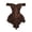 Halloween corset - Brown, variant on Gyujnb Women's Off Shoulder Ruffle Layered Corset Dress Floral Jacquard Boned Waist Shaping Fairy Halloween Costume Flowy Irregular Hem Mini Dress,XXS