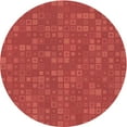 thumbnail image 1 of Ahgly Company Machine Washable Indoor Round Transitional Red Area Rugs, 8' Round, 1 of 7
